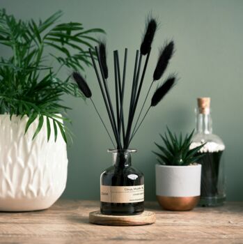 Citrus, Musk And Patchouli Luxury Black Reed Diffuser, 2 of 4