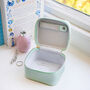 Personalised Mint Square Jewellery Case, thumbnail 2 of 2