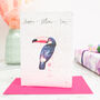 Mothers Day Plantable Seed Paper Toucan Card, thumbnail 1 of 7