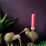 Kiwi Bird Gold Candlestick Holder, thumbnail 3 of 4