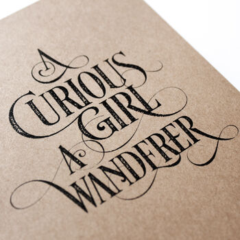 'Curious Girl' Notebook, 5 of 7