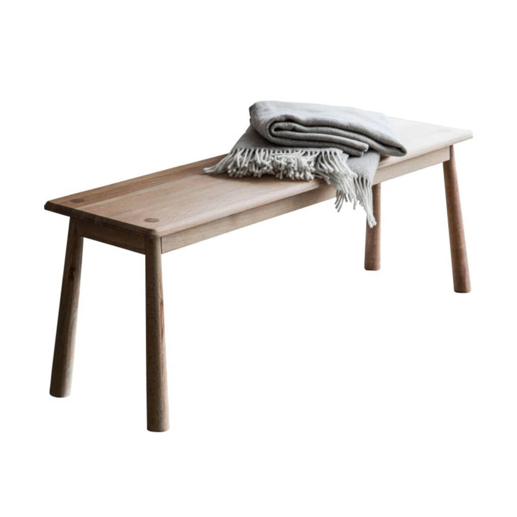 Nordic Oak Dining Bench By The Little House Shop