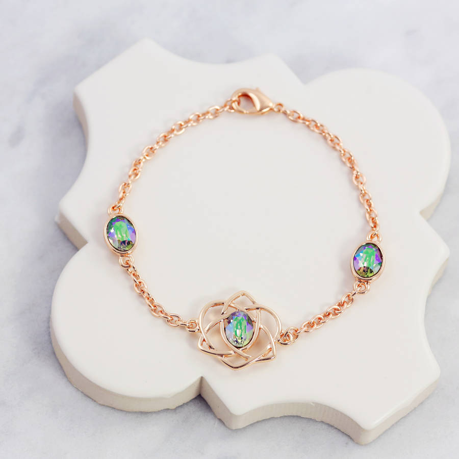 Trinity Love Knot Jewellery Set By J&S Jewellery