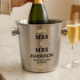 Personalised Wedding Ice Bucket For Couple, thumbnail 3 of 4