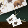 'Wandering Bears' Luxury, Recycled Wrapping Paper Pack, thumbnail 6 of 10