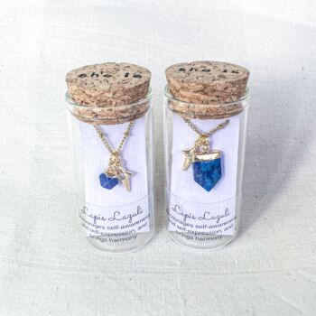 Lapis Lazuli Charm Necklace, 2 of 5
