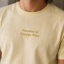 Embroidered Sunshine And Chicken Wine T Shirt, thumbnail 2 of 8