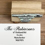 Personalised Address Stamp ~ Calligraphy, thumbnail 7 of 8