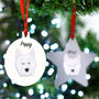Westie Dog Gift Christmas Decoration Personalised, thumbnail 1 of 7