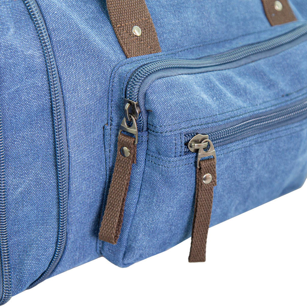 Personalised Extendable Canvas Travel Duffle Bag By Duncan Stewart