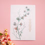 Seedling To Flower Personalised Thank You Print, thumbnail 8 of 8