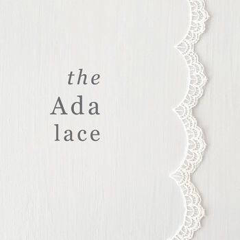 Delicate Scalloped Lace Edge Wedding Veil, 4 of 9