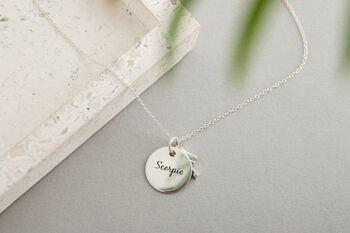 Sterling Silver Zodiac Constellation Necklace, 2 of 4