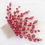 Vibrant Red Hair Comb, thumbnail 6 of 6
