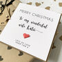 Personalised Wife Christmas Card, thumbnail 2 of 4