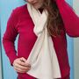 Personalised Initial Christmas Cashmere Long Scarf Gift, thumbnail 4 of 7