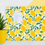 White Lemon Magnetic Noticeboard, thumbnail 2 of 2