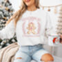Gingerbread Girly Christmas Club Sweatshirt, thumbnail 2 of 8
