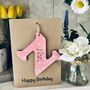 Personalised Nan Birthday Card N Letter Wooden Keepsake, thumbnail 1 of 3