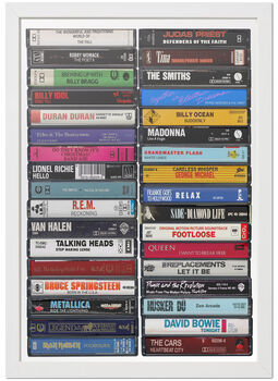 Personalised 41st Birthday Print Music From 1984, 4 of 7