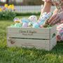Personalised Wooden Crate For Easter, thumbnail 1 of 7