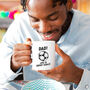 Life Is About Goals Fun Father's Day Football Mug, thumbnail 3 of 8