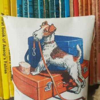 Fox Terrier Dog Vintage Gwr Poster Fragranced Gift, 3 of 6