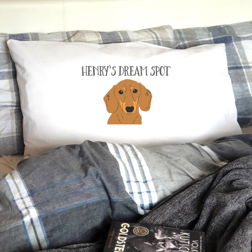 Personalised Dog Pillow Case By aFewHomeTruths