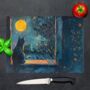 Window To The Wild Textured Glass Chopping Boards, thumbnail 1 of 8