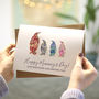 Personalised Mother's Day Liberty Penguin Card For Her, thumbnail 3 of 6