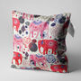 Pink Elephants Cushion Cover With Mandala Patterns, thumbnail 3 of 7