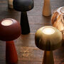 Rechargable Table Lamp In Rust, thumbnail 1 of 3