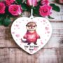 Personalised Otter Love Decoration, thumbnail 2 of 2