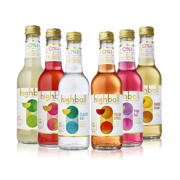 Highball Alcohol Free Cocktails Mixed Case Of 12, 2 of 12