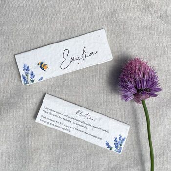 Plantable Wedding Place Cards And Favours, 4 of 5