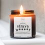 Strava Wanker Candle With Matches, Funny Running Gifts, thumbnail 9 of 11