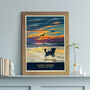 Cockapoo Limited Edition Beach Sunset Gift Print, thumbnail 4 of 12