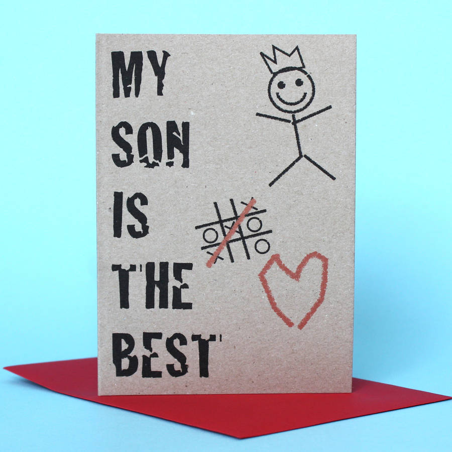 My Son Is The Best Card