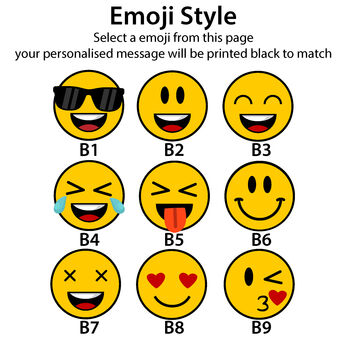 Personalised Smiley Face Emoji Keyring, 2 of 3