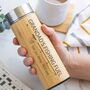 Personalised Fishing Fuel Bamboo Flask, thumbnail 1 of 6
