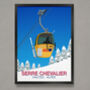 Serre Chevalier Ski Resort Poster, thumbnail 1 of 6