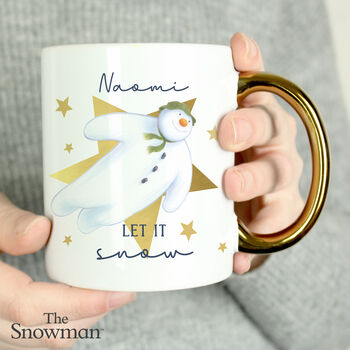 Personalised The Snowman 'Let It Snow' Ceramic Mug, 3 of 4