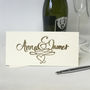 Personalised Entwined Names Wedding/Engagement Card, thumbnail 3 of 12