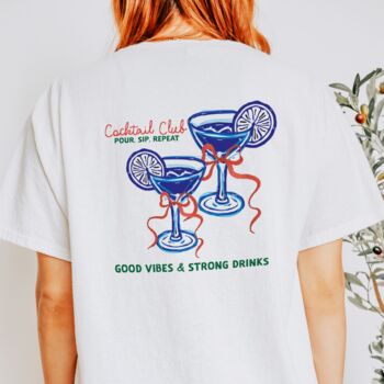 Cocktail T Shirt – Personalised Slogan Tee, 3 of 6