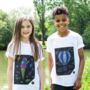 Chalkboard Apparel T Shirt White Draw On Your T Shirt, thumbnail 1 of 7