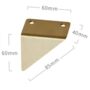 Brass Triangle Cabinet Handle, thumbnail 4 of 4