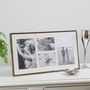 Four Aperture Long Silver Plated Fine Photo Frame, thumbnail 1 of 2