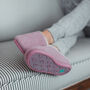 Women's Cosy Mule Slippers In Pink, thumbnail 3 of 12