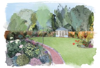 Personalised Garden Illustrated Print, 7 of 9