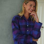 Women's 'Berwick Check' Brushed Cotton Nightshirt, thumbnail 2 of 3